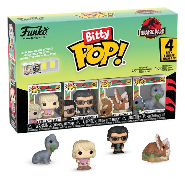 Jurassic Park Bitty POP! Vinyl Figuren 4er-Pack Triceratops 2, - Anime Figuren günstig kaufen