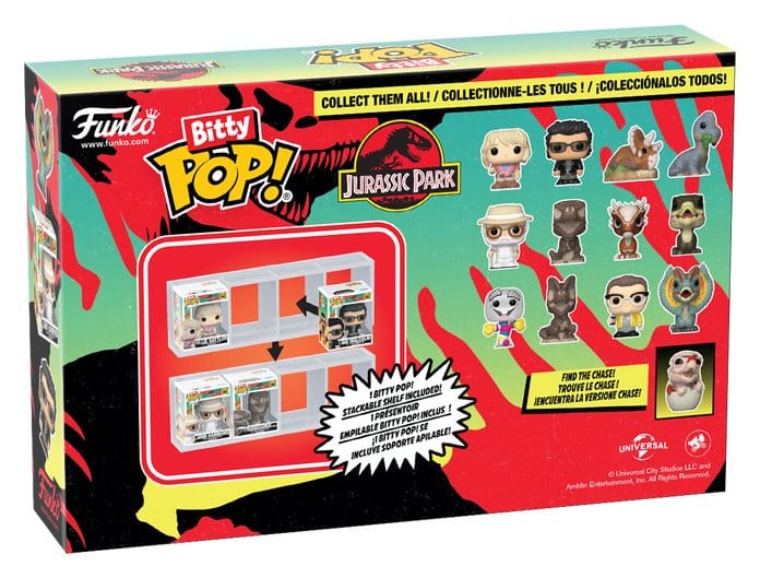 Jurassic Park Bitty POP! Vinyl Figuren 4er-Pack Series 2 2, - Anime Figuren günstig kaufen
