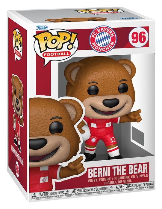 FC Bayern München POP! Football Vinyl Figur Berni der Bär - Anime Figuren günstig kaufen