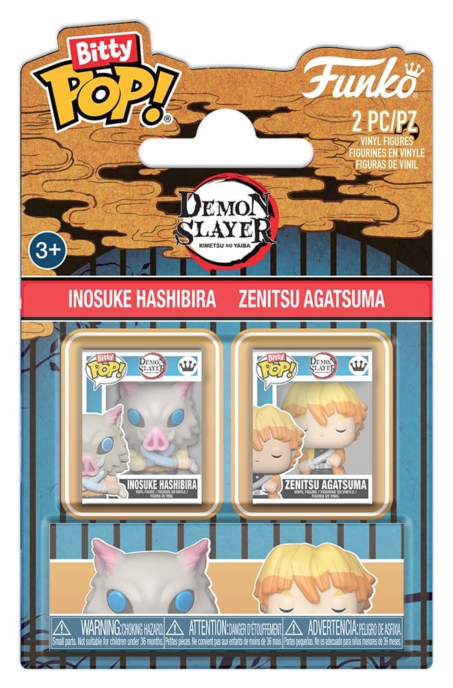 Demon Slayer: Kimetsu no Yaiba POP! Vinyl Figuren 2er-Pack Inosuke & Zenitsu - Anime Figuren günstig kaufen