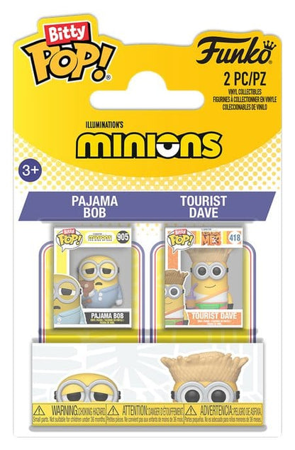 Minions POP! Vinyl Figuren 2er-Pack Pajama Bob & Tourist Dave - Anime Figuren günstig kaufen
