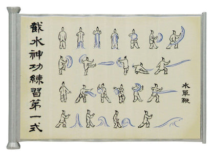 Avatar Der Herr der Elemente Replik Waterbending Scroll - Anime Figuren günstig kaufen