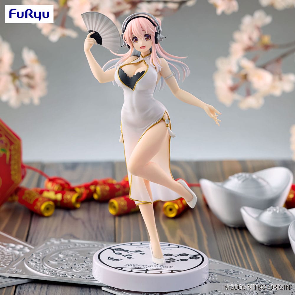 Super Sonico Trio-Try-iT White China Dress Ver. Furyu - Anime Figuren günstig kaufen