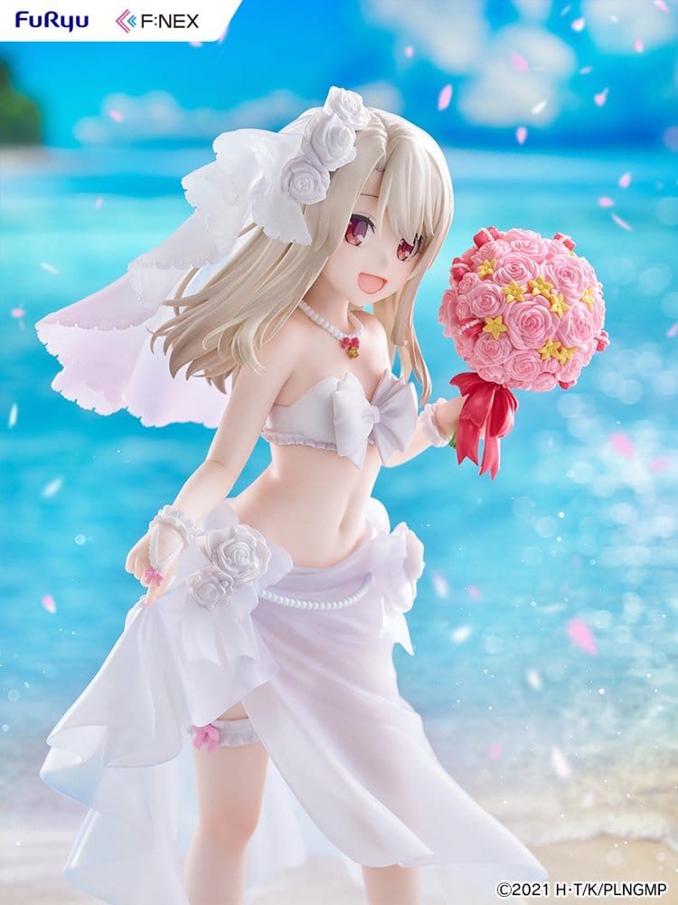 Fate/kaleid liner Prisma Illya: Licht - The Nameless Girl F:NEX PVC Figur Illyasviel von Einzbern Wedding Swimsuit Ver. - Anime Figuren günstig kaufen