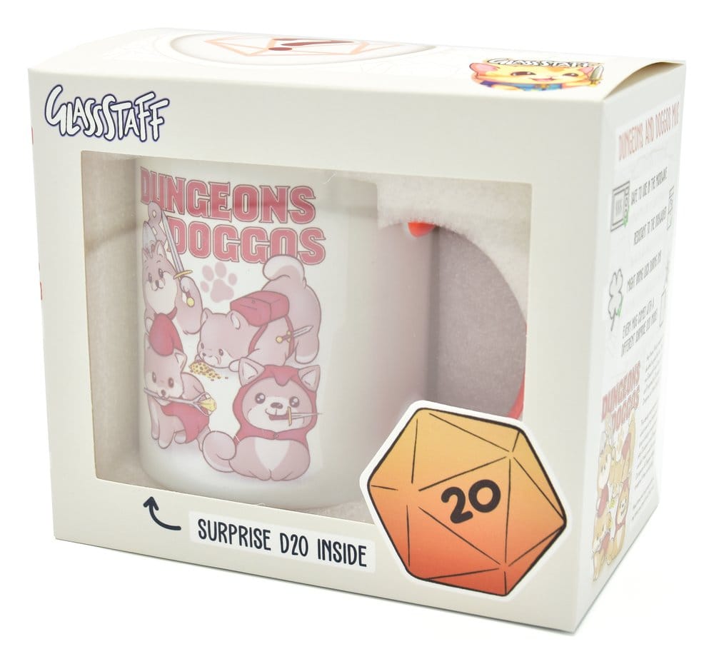 Glassstaff Geschenkbox Tasse & Würfel D20 Dungeons & Doggos - Anime Figuren günstig kaufen