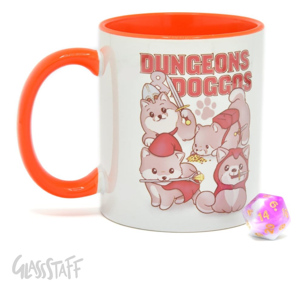 Glassstaff Geschenkbox Tasse & Würfel D20 Dungeons & Doggos - Anime Figuren günstig kaufen