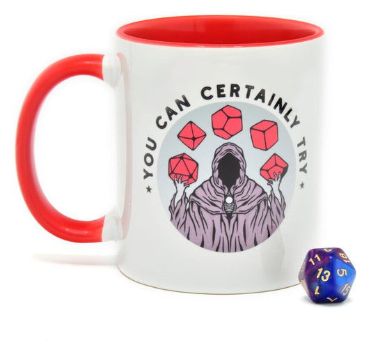 Glassstaff Geschenkbox Tasse & Würfel D20 You can certainly try - Anime Figuren günstig kaufen