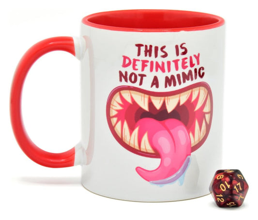 Glassstaff Geschenkbox Tasse & Würfel D20 Not a Mimic - Anime Figuren günstig kaufen