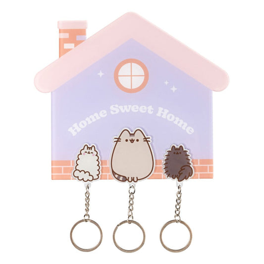 Pusheen Schlüsselbrett inkl. 3 Schlüsselanhänger - Anime Figuren günstig kaufen