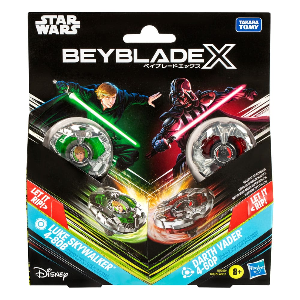 Beyblade X und Star Wars Collab Luke Skywalker 4-80B vs. Darth Vader 4-60B - Anime Figuren günstig kaufen