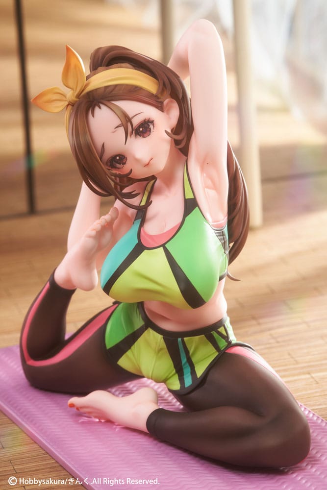 Original Character: Yoga Shoujo illustration by Kinku 1/7 (Limited Edition + Bonus) [Hobby Sakura]