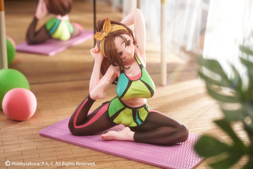 Original Character: Yoga Shoujo illustration by Kinku 1/7 (Limited Edition + Bonus) [Hobby Sakura]