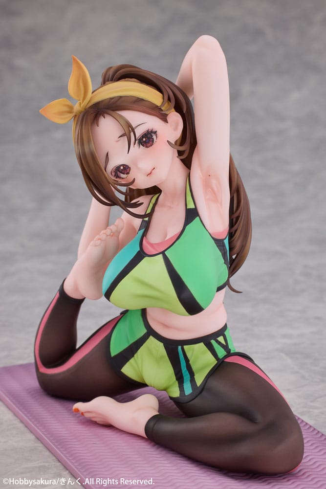 Original Character: Yoga Shoujo illustration by Kinku 1/7 (Limited Edition + Bonus) [Hobby Sakura]