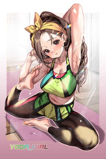 Original Character: Yoga Shoujo illustration by Kinku 1/7 (Limited Edition + Bonus) [Hobby Sakura]