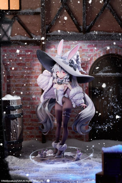 Detailansicht Original Character PVC Figur Moon Witch Police Marshmallow illustration by SAVI