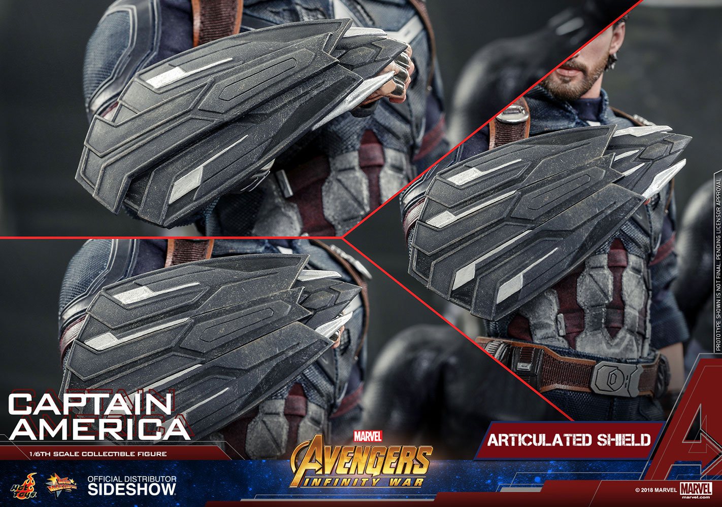 Avengers Infinity War Movie Masterpiece Actionfigur Captain America - Anime Figuren günstig kaufen