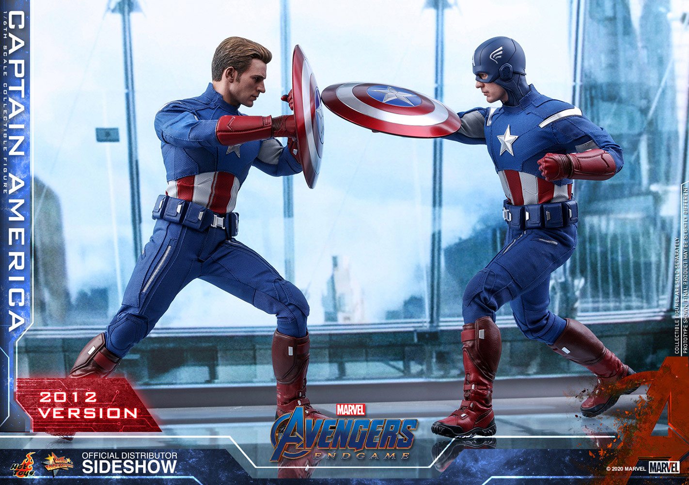 Captain America (2012 Version) 1/6 Scale Collectible Figure – Hot Toys (Avengers: Endgame)