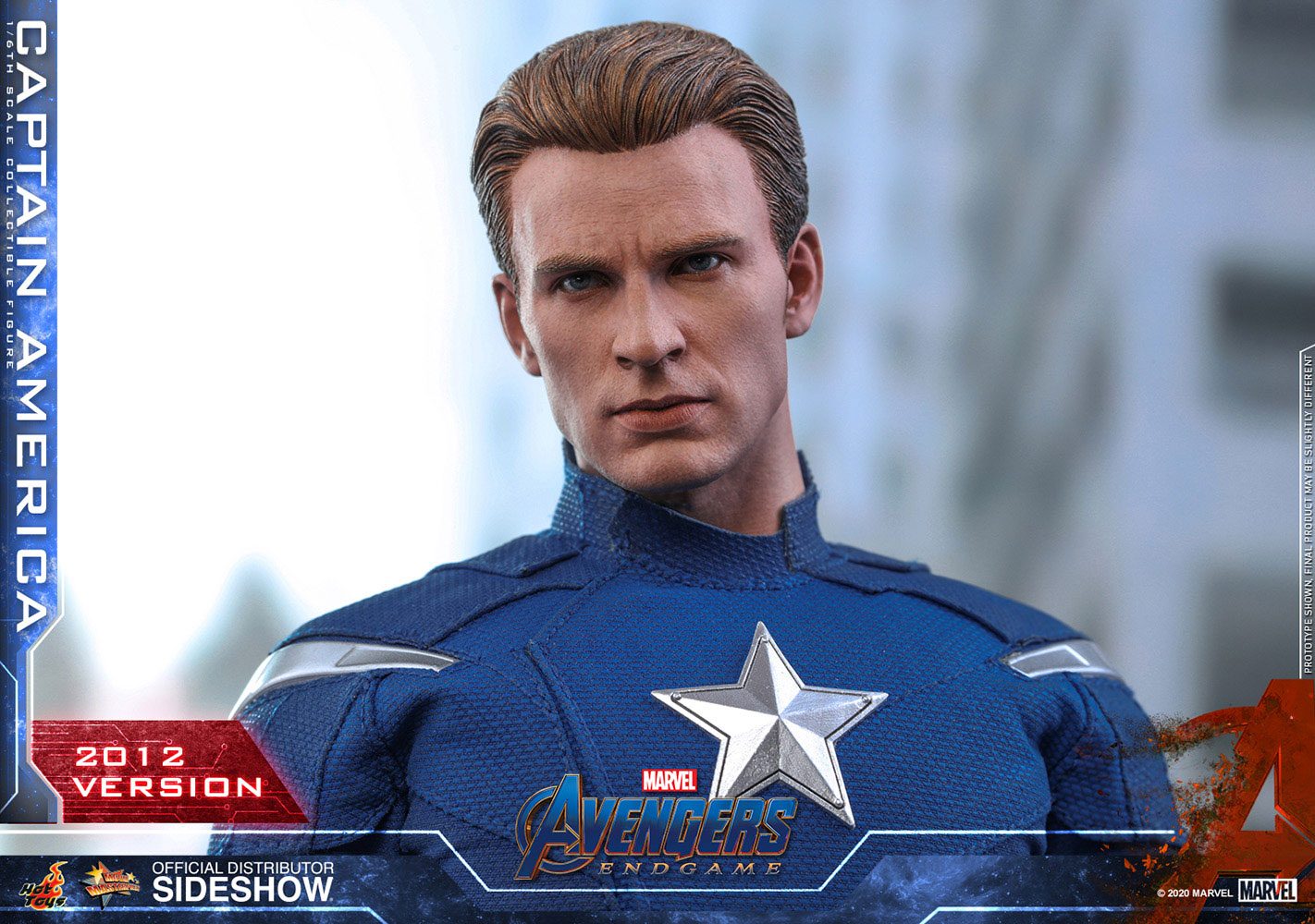 Captain America (2012 Version) 1/6 Scale Collectible Figure – Hot Toys (Avengers: Endgame)