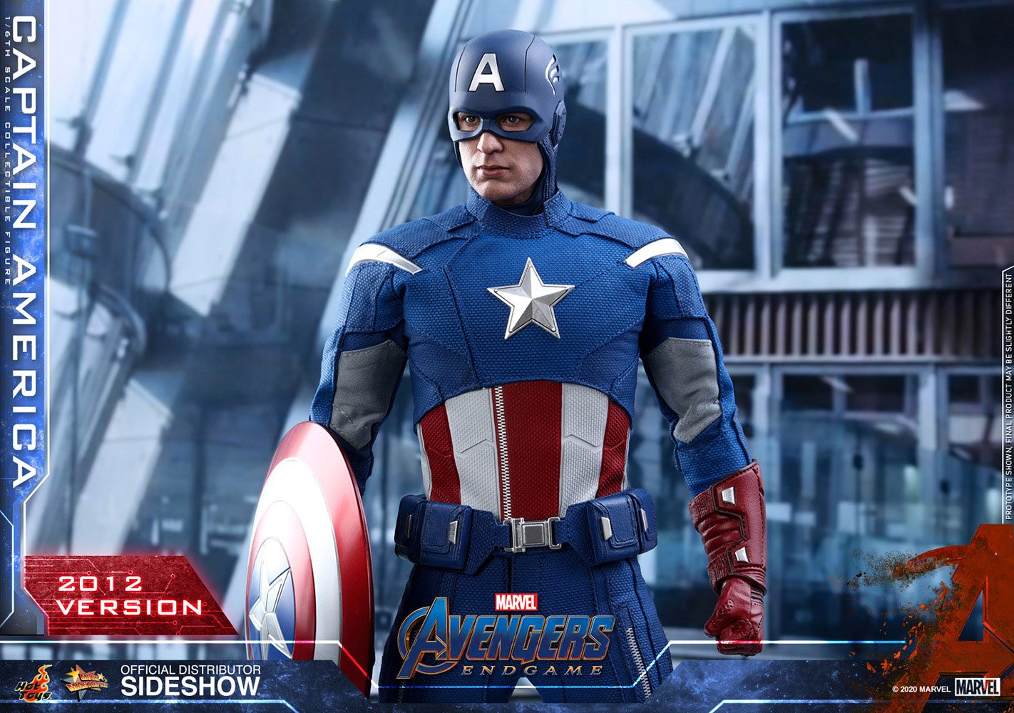Captain America (2012 Version) 1/6 Scale Collectible Figure – Hot Toys (Avengers: Endgame)