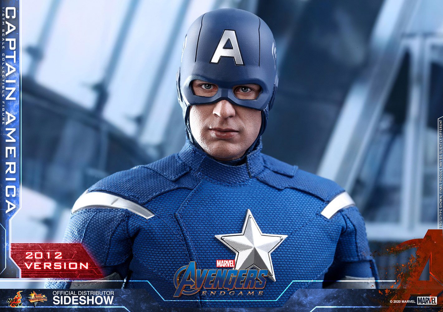 Captain America (2012 Version) 1/6 Scale Collectible Figure – Hot Toys (Avengers: Endgame)