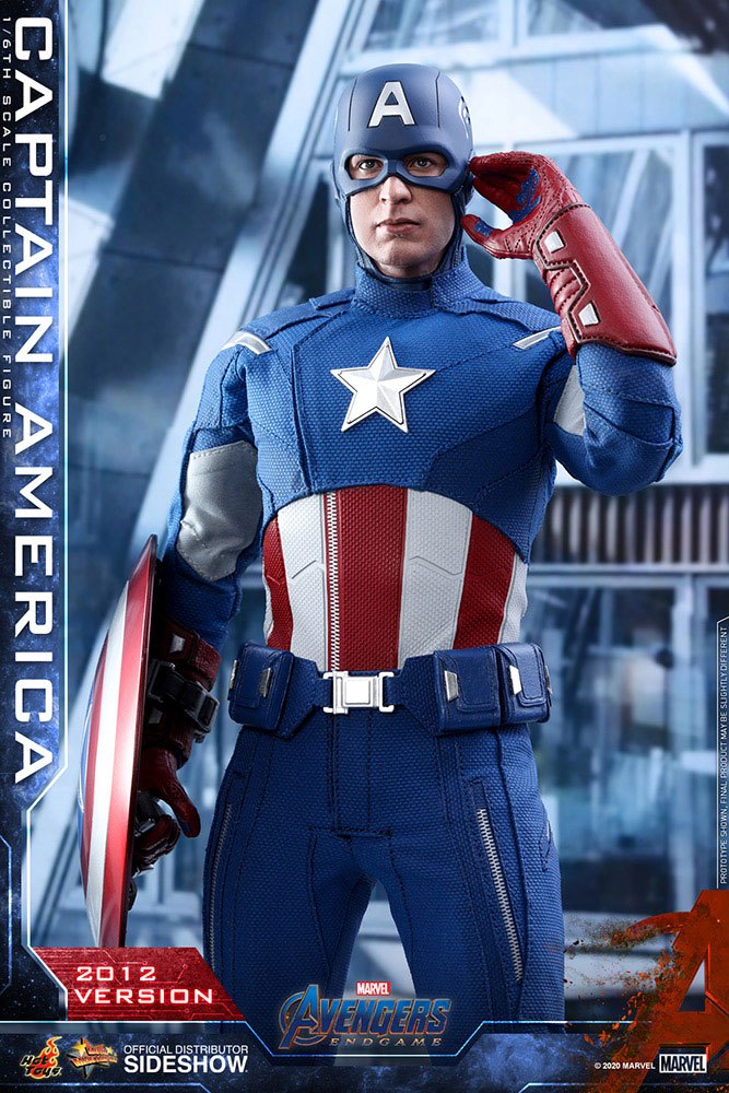 Captain America (2012 Version) 1/6 Scale Collectible Figure – Hot Toys (Avengers: Endgame)