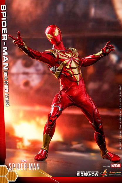 Spider-Man (Iron Spider Armor) 1/6 Scale Collectible Figure – Hot Toys Video Game Masterpiece (Marvel's Spider-Man)
