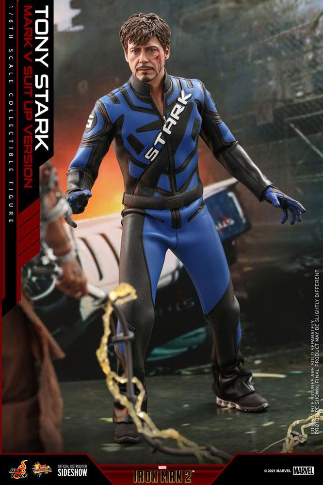 Iron Man 2 Movie Masterpiece Actionfigur Tony Stark (Mark V Suit Up Version) - Anime Figuren günstig kaufen