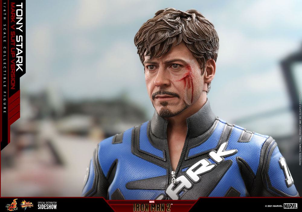 Iron Man 2 Movie Masterpiece Actionfigur Tony Stark (Mark V Suit Up Version) - Anime Figuren günstig kaufen
