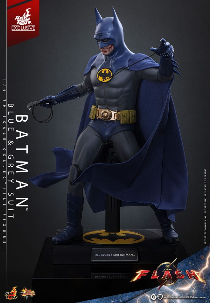 The Flash Movie Masterpiece Actionfigur Batman (Blue & Grey Suit) Limited Edition Hot Toys Exclusive - Anime Figuren günstig kaufen