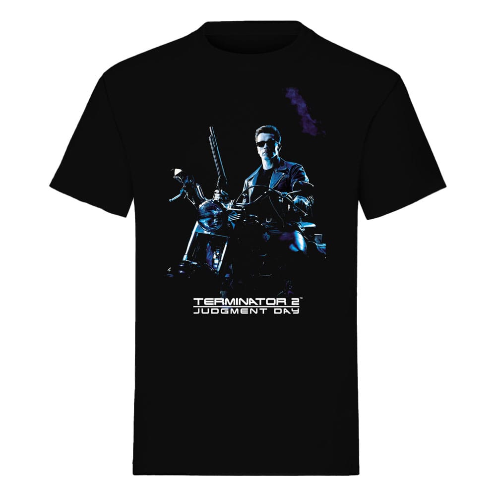 Terminator T-Shirt Bike Pose Schwarz - Anime Figuren günstig kaufen