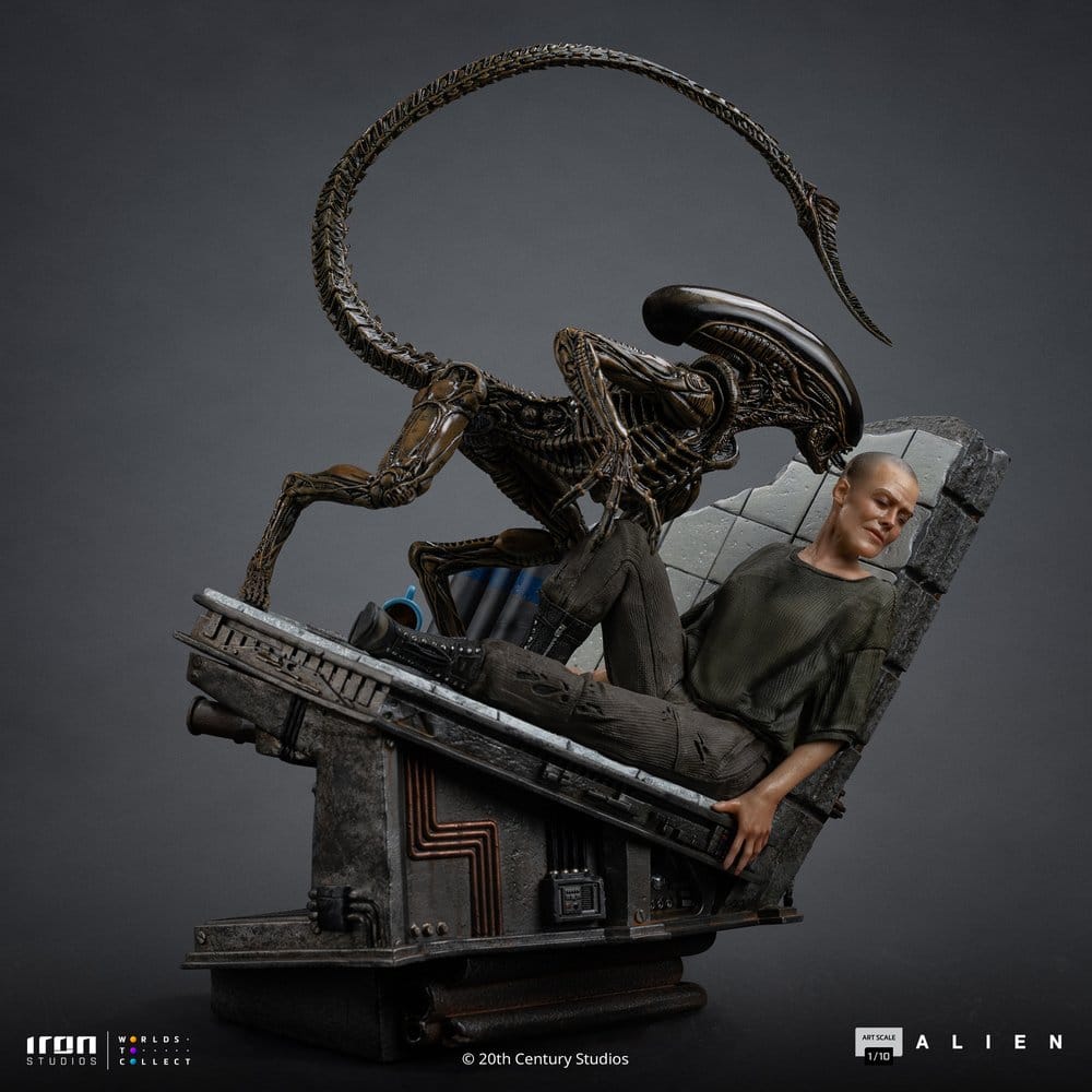 Alien 3 Art Scale Statue Ellen Ripley and Dog Alien - Anime Figuren günstig kaufen