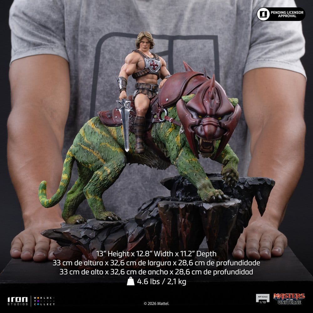 Masters of the Universe Art Scale Statue He-Man and Battle Cat - Anime Figuren günstig kaufen