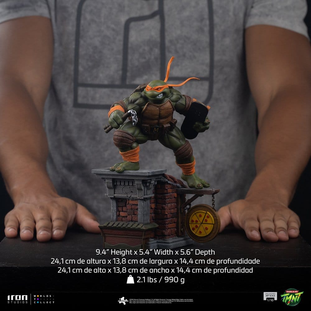 Teenage Mutant Ninja Turtles Art Scale Statue Michelangelo Unleashed - Anime Figuren günstig kaufen