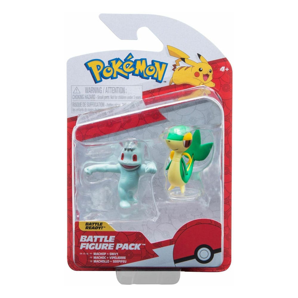 Pokémon Battle Figure Set Figuren 2er-Pack Machollo, Serpifeu - Anime Figuren günstig kaufen