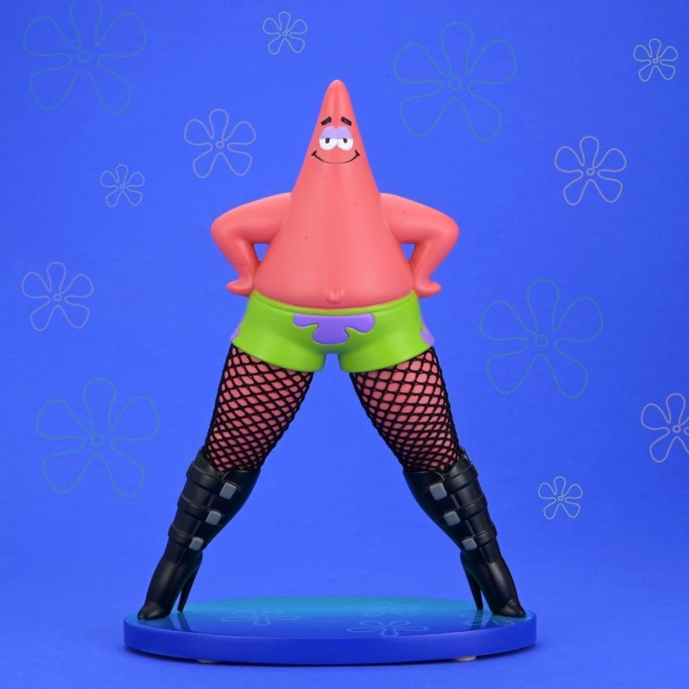 SpongeBob Schwammkopf Goofy Goober Rock Art Figur Patrick Star in Fishnets - Anime Figuren günstig kaufen