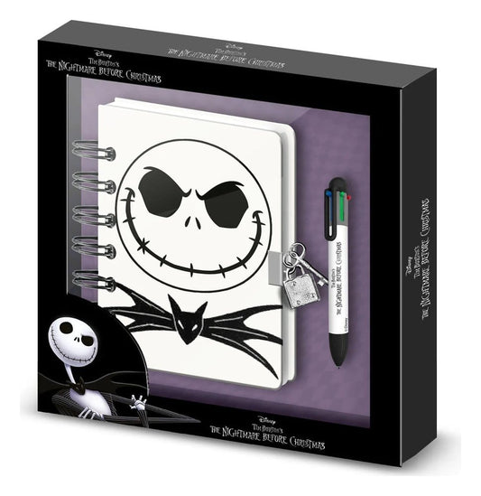 Nightmare before Christmas Notizbuch mit Kugelschreiber Geschenk-Set Jack - Anime Figuren günstig kaufen