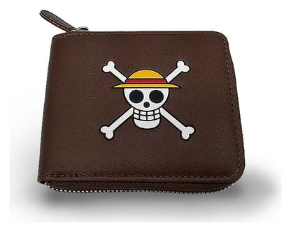One Piece Geldbörse Man Zip Skull - Anime Figuren günstig kaufen