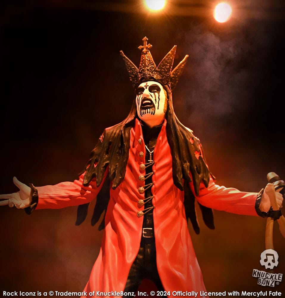 Mercyful Fate Rock Iconz Statue King Diamond III (Red Version) - Beschädigte Verpackung - Anime Figuren günstig kaufen
