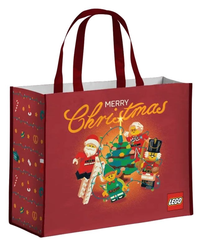 Lego Einkaufstasche Frohe Weihnachten - Anime Figuren günstig kaufen