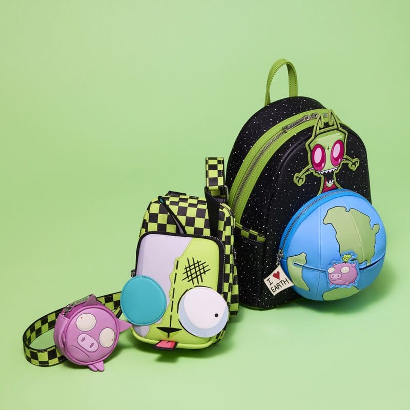 Nickelodeon by Loungefly Umhängetasche Invader Zim Gir Cellphone - Anime Figuren günstig kaufen