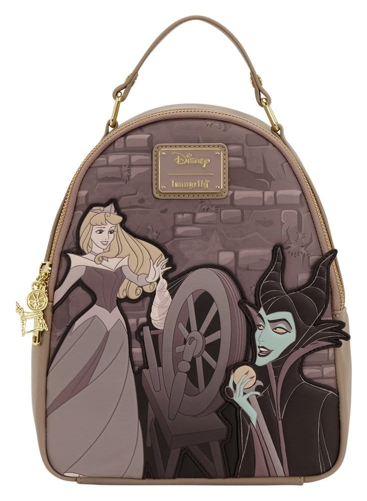 Disney by Loungefly Mini Rucksack Sleeping Beauty Spinning Wheel - Anime Figuren günstig kaufen