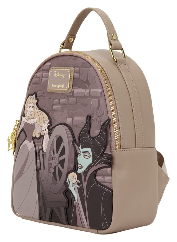 Disney by Loungefly Mini Rucksack Sleeping Beauty Spinning Wheel - Anime Figuren günstig kaufen