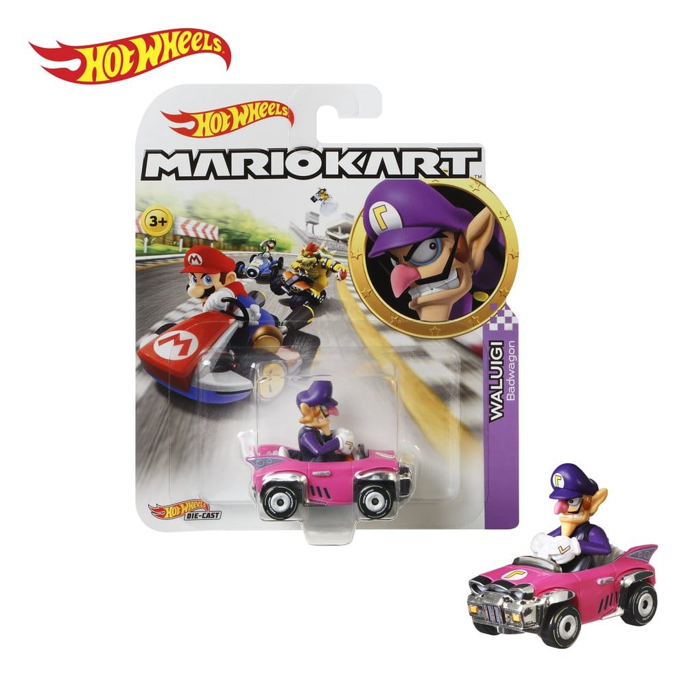 Mario Kart Hot Wheels Die-Cast Fahrzeuge 978T Sortiment (8) - Anime Figuren günstig kaufen