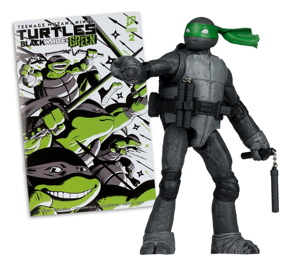 Teenage Mutant Ninja Turtles Page Punchers Actionfigur Michelangelo (Black White & Green) (Red Platinum Edition) - Anime Figuren günstig kaufen
