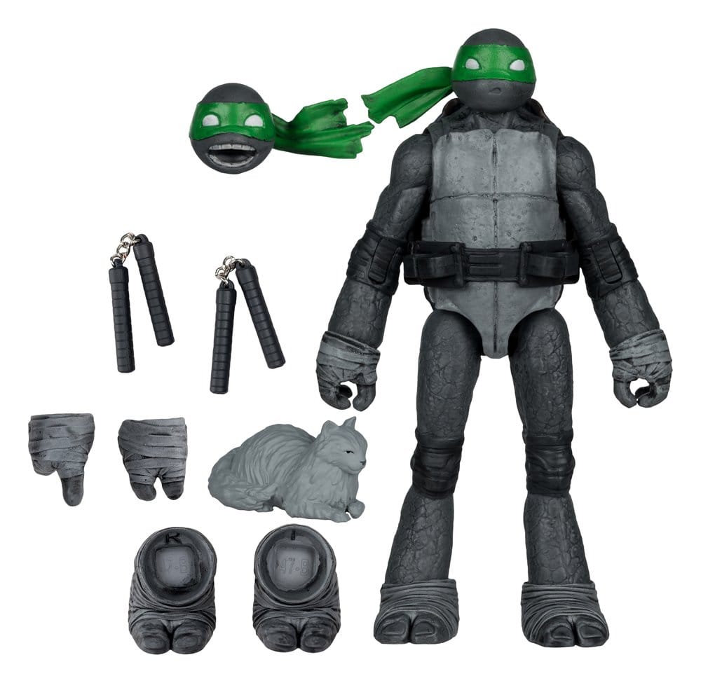 Teenage Mutant Ninja Turtles Page Punchers Actionfigur Michelangelo (Black White & Green) (Red Platinum Edition) - Anime Figuren günstig kaufen