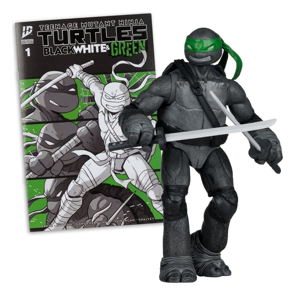 Teenage Mutant Ninja Turtles Page Punchers Actionfigur Leonardo (Black White & Green) (Red Platinum Edition) - Anime Figuren günstig kaufen