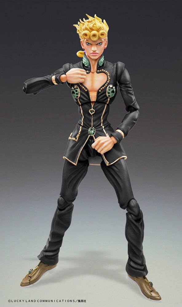 JoJo's Bizarre Adventure Part5 Super Action Actionfigur Chozokado (Giorno Giovanna Ver. Black) - Anime Figuren günstig kaufen