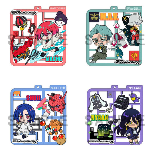 Mobile Suit Gundam GQuuuuuuX Plat Collection Anhänger Sortiment (4) - Anime Figuren günstig kaufen