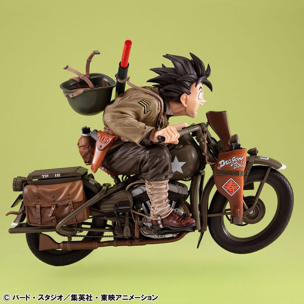 Diorama Son Goku & Bike Dragonball Z 05 Desktop Real McCoy MegaHouse