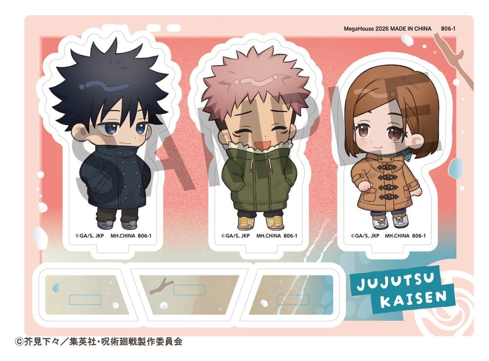Jujutsu Kaisen Buddycolle Acrylaufsteller 5th Anniversary C Megumi Fushiguro, Yuji Itadori & Nobara Kugisaki - Anime Figuren günstig kaufen